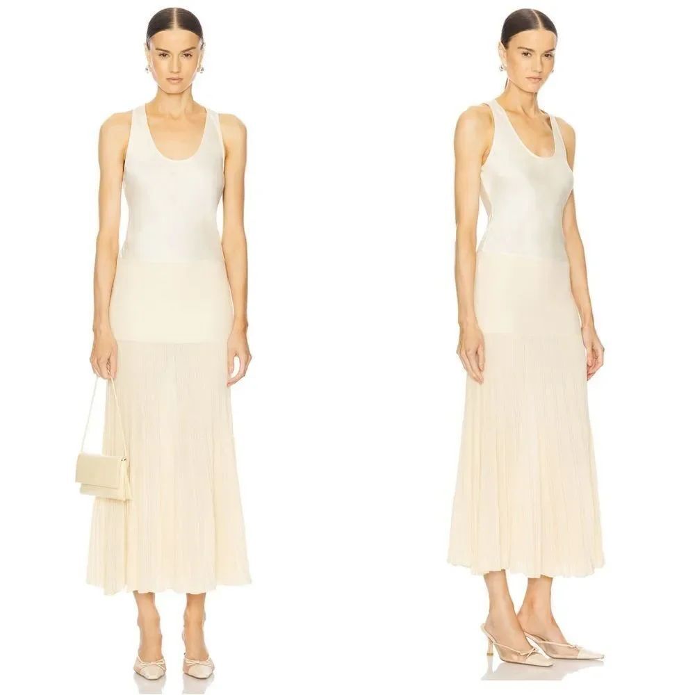 L'Academie By Marianna Soleil Maxi Dress in Beige